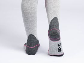 Термоноски трикотажные для девочек (высокие)