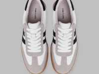 Кеды из натуральной кожи и замши