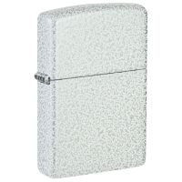 Зажигалка ZIPPO Classic с покрытием Glacier, латунь/сталь, белая, матовая, 38x13x57 мм