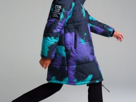 Пальто текстильное с полиуретановым покрытием для девочек