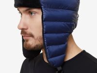 Пуховая шапка-ушанка BASK