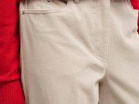 Брюки прямого кроя из вельвета