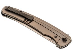 Складной нож TUOTOWN Saira Stonewash, сталь T14N, рукоять Grey Ti