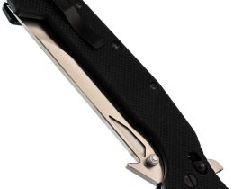 Складной нож Obertech ns-02 Normal straight, сталь VG-10, рукоять G10, черный