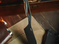 Скелетный нож Mr.Blade Abuser blackwash, сталь AUS-8