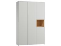 Распашной шкаф Висмар 3-153x240 Пепельный