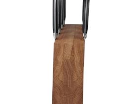 Подставка настольная магнитная для 8 ножей Woodinhome KS004SON, дуб