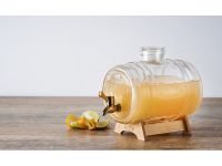 Kilner Диспенсер для напитков на подставке 1 л прозрачный Barrel Kilner