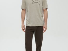 Футболка из хлопка с принтом