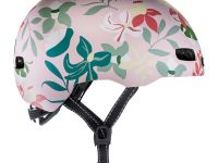 Nutcase Шлем защитный Nutcase Little Nutty Leaf It, цвет Розовый-Зеленый, ростовка XS