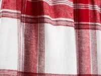 Пижамные брюки в клетку из фланели, Красный