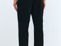 Брюки карго из твила, Черный