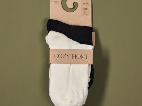 Носки Cozy Home, черный/бежевый