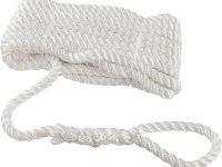 Конец швартовый d10мм, L10м, белый, трехпрядный