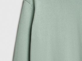 Вязаный джемпер из хлопка, Зеленый