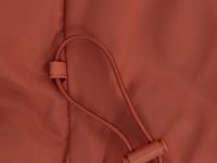 Пуховик с воротником-стойкой и капюшоном