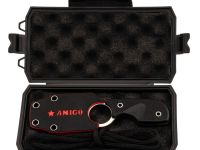 Шейный нож Kizlyar Supreme Amigo X, сталь AUS-8, рукоять G10