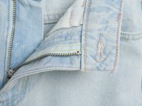 Широкие джинсы для девочек, Голубой