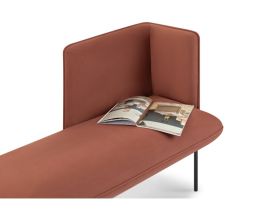 Кушетка Наск Велюр Терракотовый