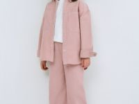 Вельветовая рубашка для девочек, Розовый