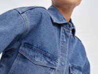 Джинсовая куртка-рубашка