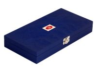 Набор акварели "Белые Ночи" 12 шт*10 мл + кисть, деревянная коробка, синяя