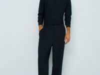 Рубашка из тонкого трикотажа, Черный