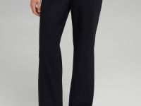 Брюки прямого кроя из твила