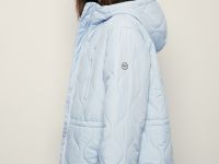 Утепленная куртка с поясом на кулиске