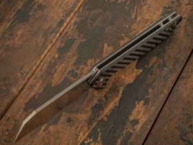 Складной нож CJRB Rampart, сталь D2, Carbon Fiber