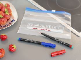 Маркер перманентный Faber-Castell "Multimark" 0,6 мм, желтый