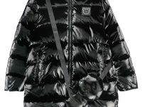 Пальто текстильное с полиуретановым покрытием для девочек