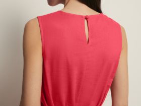 Сарафан макси льняной с поясом