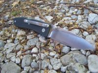 Нож складной LionSteel 8800 BK Opera, сталь D2 Tool Steel, рукоять стеклотекстолит G-10, черный