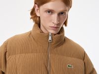 Мужская вельветовая куртка-пуховик Lacoste