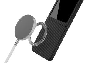 Чехол VLP Crystal Case MagSafe для Z Flip6 черный