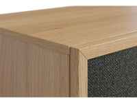 Распашной шкаф Флавир 3-120x250 Рогожка Графитовый