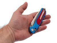 Складной нож Trivisa Hornet-08L, сталь 14C28N, рукоять алюминий/G10