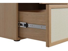 Комод Флавир 70x102 Рогожка Белый