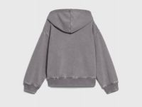 Толстовка на молнии для девочек, Серый