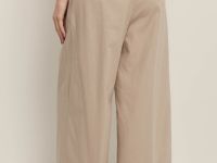 Укороченные брюки из конопляной ткани с хлопком