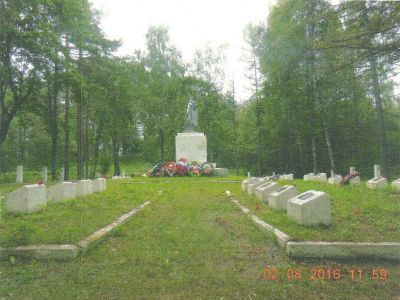 Воинское кладбище, где похоронены воины Советской Армии, умершие от ран в госпиталях г.Валдая в период Великой Отечественной войны 1941-1945 гг.
