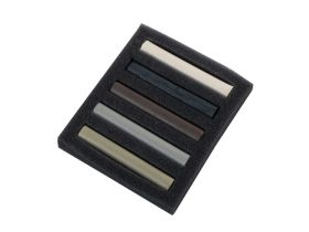 Набор сухих графических материалов "Ладога" соус ассорти цветов, 5 мелков