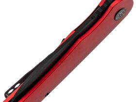 Складной нож Petrified Fish El Camino PFE16RADW, сталь N690, рукоять алюминий, красный