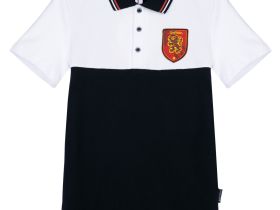 Сорочка трикотажная с воротником поло для мальчиков