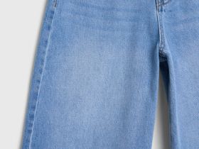 Шорты-бермуды из денима для девочек, Голубой