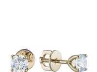 Пусеты из желтого золота э0312пс11210870