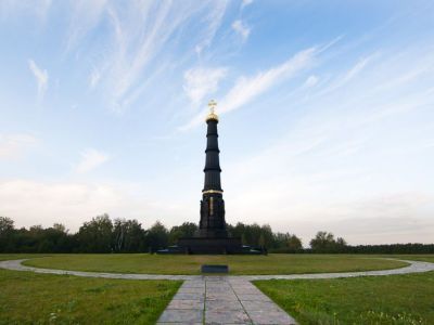 Чугунный монумент, сооруженный в 1848 г. в честь победы Дмитрия Донского над татаро-монгольскими завоевателями