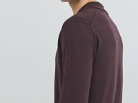 Поло с длинным рукавом, Фиолетовый