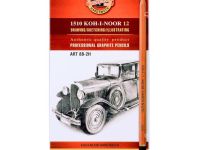 Набор карандашей чернографитных Koh-I-Noor "Art" 12 шт (8В-2Н) в металл коробке